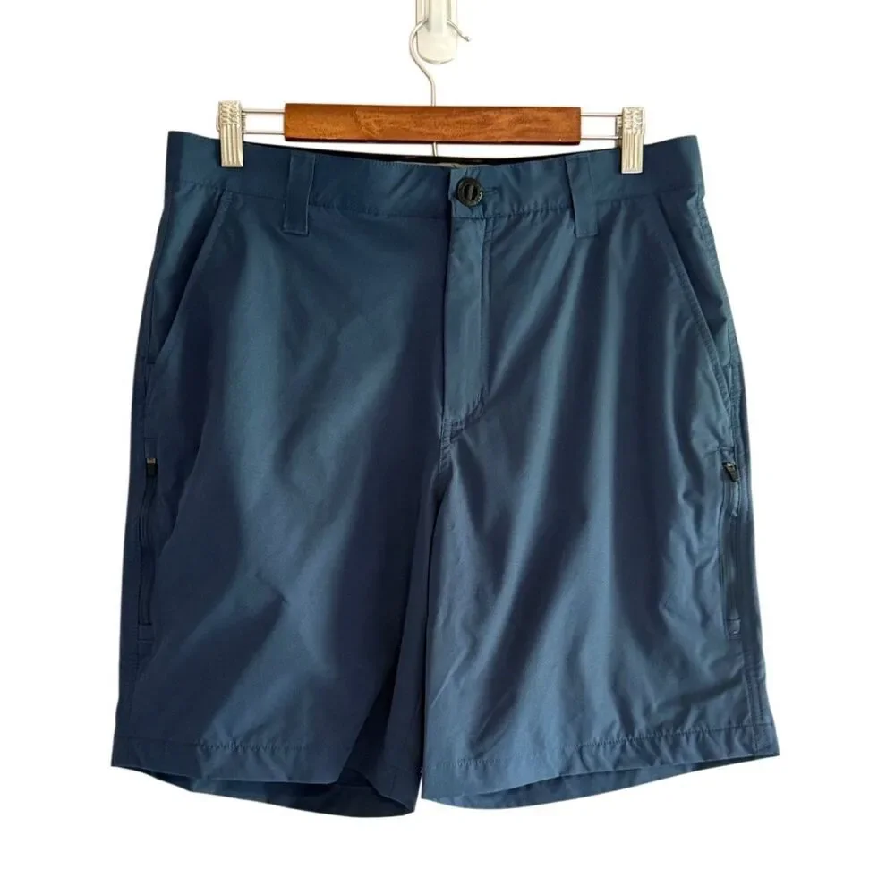 Orvis Tech Shorts Men 32W Navy Blue 9